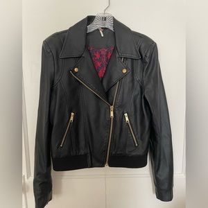 Free People Vegan Leather Jacket